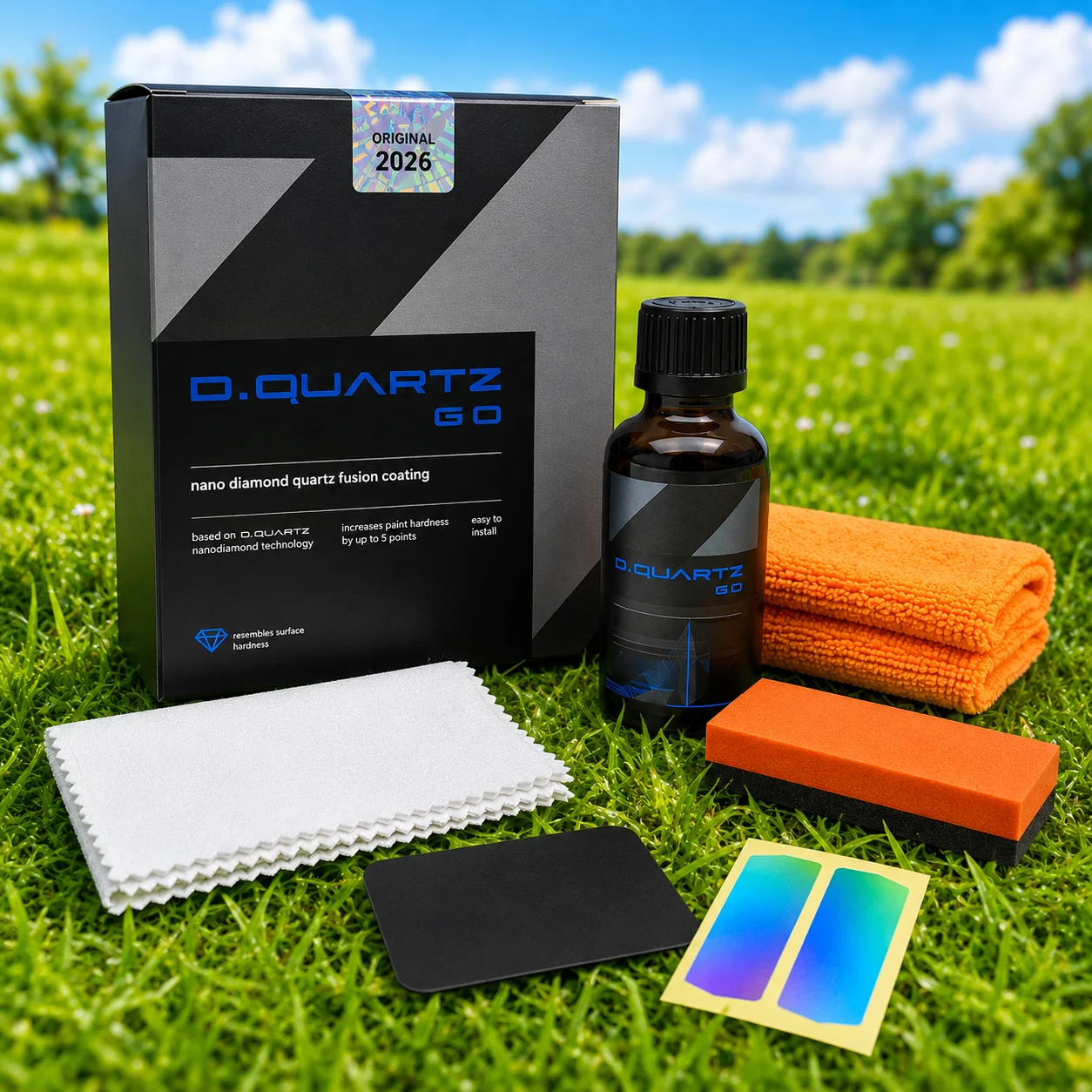 DQUARTZ GO 50ml Kit Nano Diamond Quartz Fusion Ceramic Coating for Car Care Enhanced Protection Gloss Increase Surface Hardness
DQUARTZ GO 50ml Kit Nano Diamond Quartz Fusion Ceramic Coating for Car Care Enhanced Protection Gloss Increase Surface Hardness
