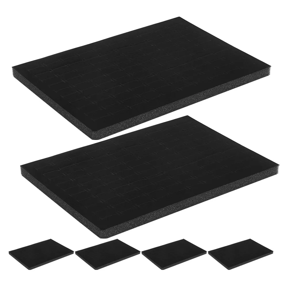 6Pcs Jewelry Pad Sponge Insert Organizer Drawer Ring Storage Case Holder Cushion Display Tray 100 Slots Elegant Ring Organizer
6Pcs Jewelry Pad Sponge Insert Organizer Drawer Ring Storage Case Holder Cushion Display Tray 100 Slots Elegant Ring Organizer