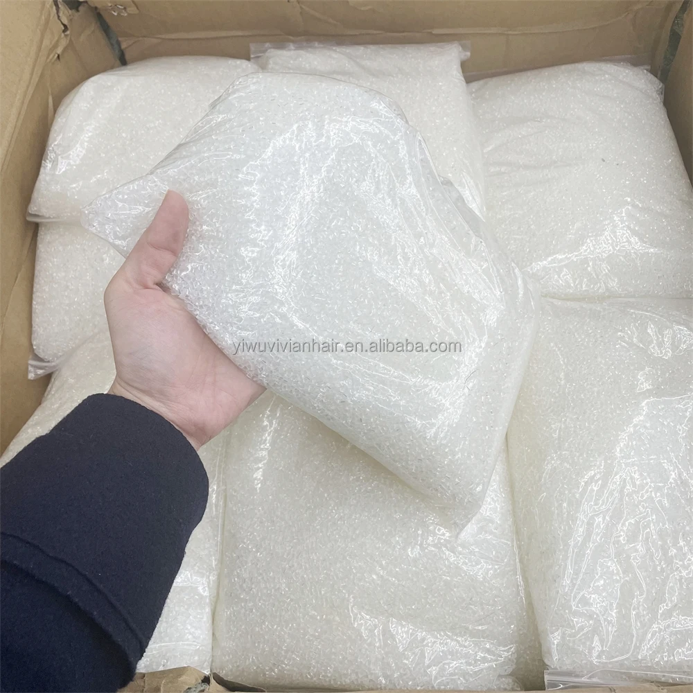 Germany Keratin glue grain 1KG/bag keratin glue granule Transparent color for I tip/ U-tip hair extension
Germany Keratin glue grain 1KG/bag keratin glue granule Transparent color for I tip/ U-tip hair extension
