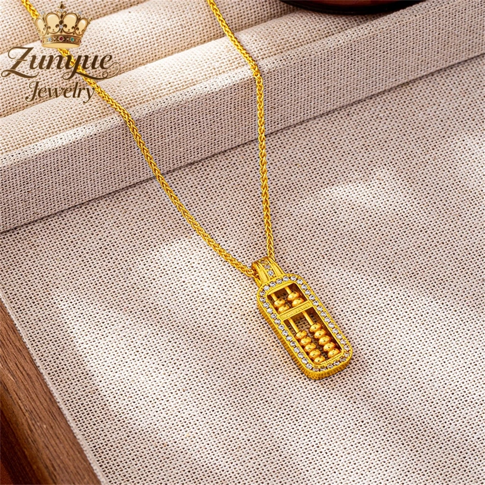 Sand Gold Three-Dimensional Hollowed-Out Abacus Pendant Luxury Quality Jewelry Fashion Jewelry Exquisite Elegant Charms Popular
Sand Gold Three-Dimensional Hollowed-Out Abacus Pendant Luxury Quality Jewelry Fashion Jewelry Exquisite Elegant Charms Popular
