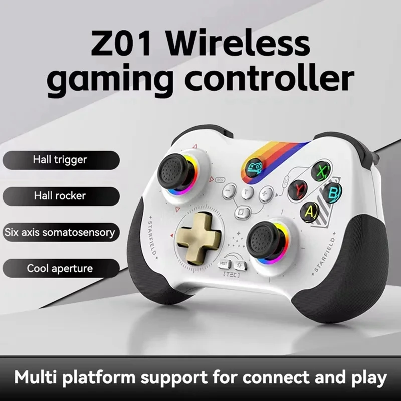 Беспроводной игровой контроллер Z01, 6-осевой гироскоп для Nintendo Switch Steam Deck PS3 PS4, прост в использовании
Беспроводной игровой контроллер Z01, 6-осевой гироскоп для Nintendo Switch Steam Deck PS3 PS4, прост в использовании