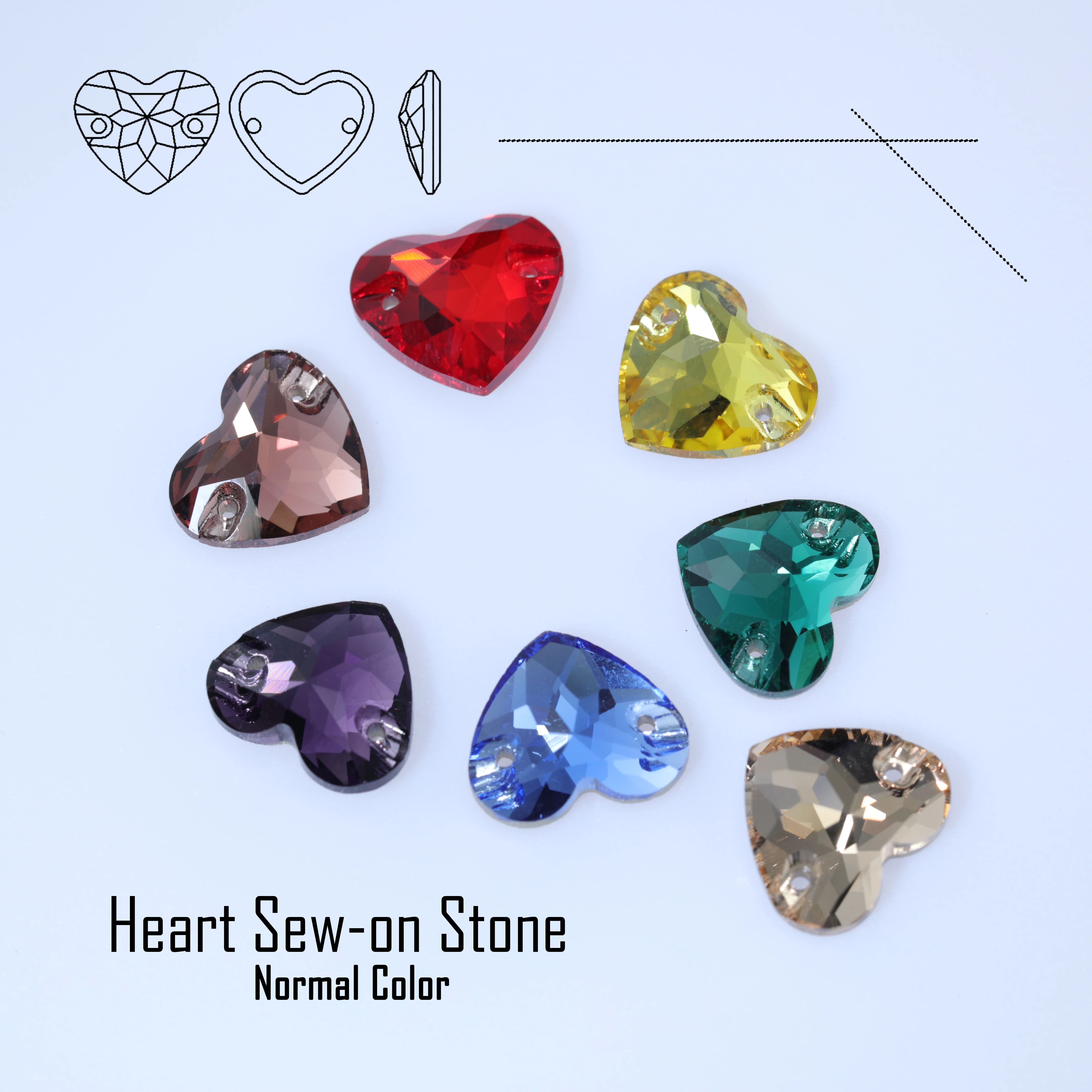 Rhinestone Heart Sew-on Stone Normal Color Top Quality Glass Crystal Sewing Stones Flatback Sew on Rhinestones For Clothing
Rhinestone Heart Sew-on Stone Normal Color Top Quality Glass Crystal Sewing Stones Flatback Sew on Rhinestones For Clothing