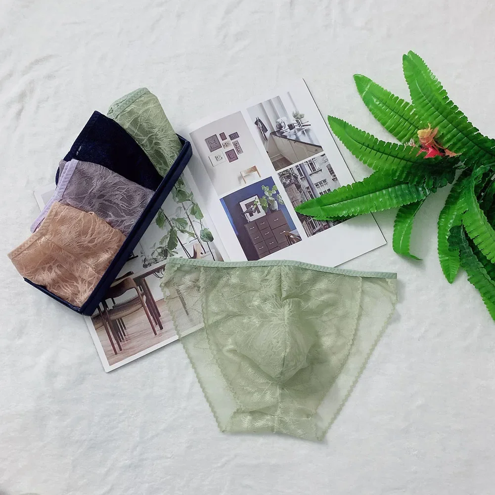 Underwear Men Comfortable Sexy Tоy Mens Seamless Lace Sissy Briefs See Through Transparent Men's Panties U Convex Underpants Men
Underwear Men Comfortable Sexy Tоy Mens Seamless Lace Sissy Briefs See Through Transparent Men's Panties U Convex Underpants Men