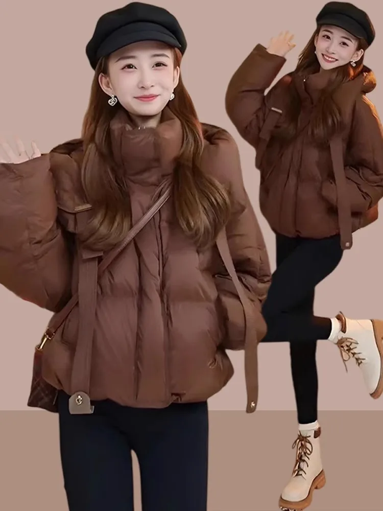 Модная зимняя женская куртка-пуховик из хлопка, утепленная, свободного кроя, в корейском стиле, с длинными рукавами, на молнии
Модная зимняя женская куртка-пуховик из хлопка, утепленная, свободного кроя, в корейском стиле, с длинными рукавами, на молнии