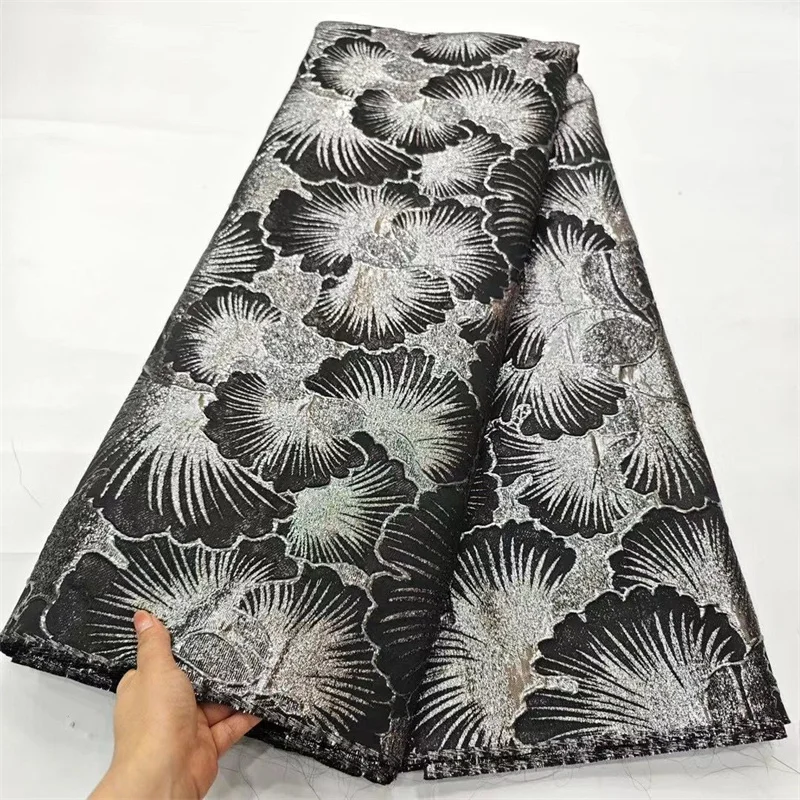 African Brocade Jacquard Lace Fabric, Black French Lace Fabric, High Quality, Nigerian Lace Fabric for Party Dress, Latest
African Brocade Jacquard Lace Fabric, Black French Lace Fabric, High Quality, Nigerian Lace Fabric for Party Dress, Latest