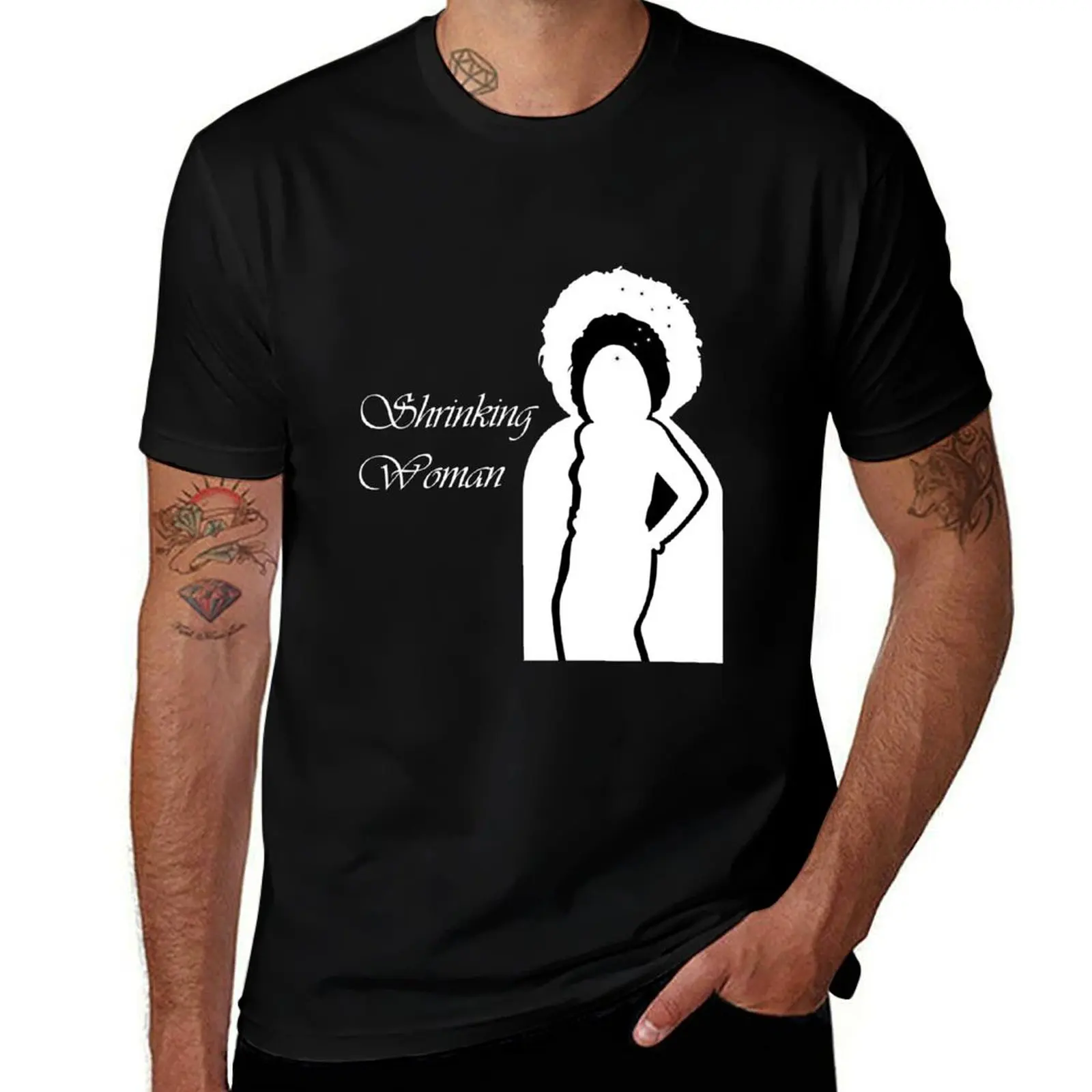 Shrinking Woman White Logo for Dark Items Only T-Shirt cotton graphic tees vintage graphic tee anime shirts men
Shrinking Woman White Logo for Dark Items Only T-Shirt cotton graphic tees vintage graphic tee anime shirts men