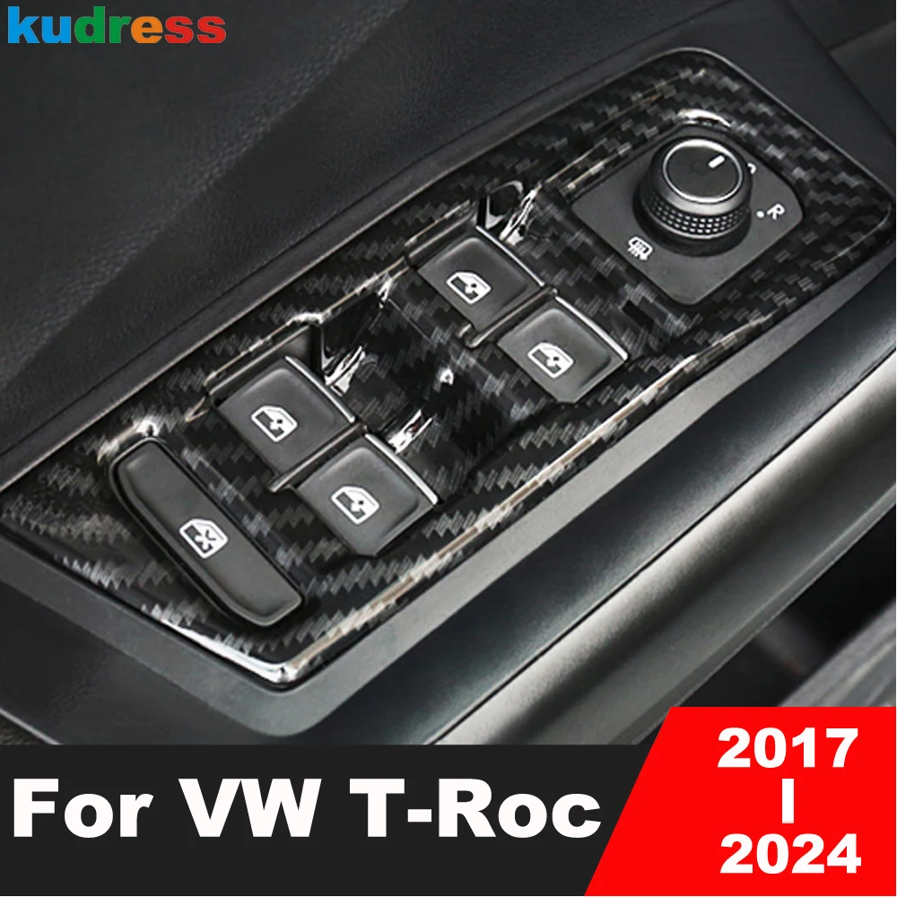 Для Volkswagen VW T-Roc TROC 2017-2024 карбоновая Внутренняя дверь автомобиля, стеклоподъемник, кнопка переключения, панель, крышка, отделка, аксессуары для интерьера
Для Volkswagen VW T-Roc TROC 2017-2024 карбоновая Внутренняя дверь автомобиля, стеклоподъемник, кнопка переключения, панель, крышка, отделка, аксессуары для интерьера