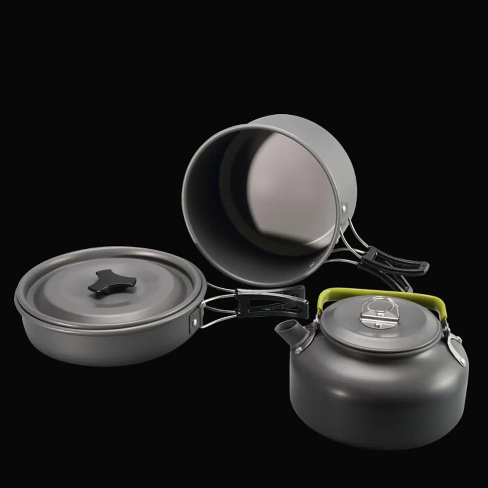 Посуда для кемпинга, набор кастрюль и сковородок для кемпинга, легкое снаряжение для выживания, кастрюля, чайник для путешествий, пикника, рыбалки, уличной кухни
Посуда для кемпинга, набор кастрюль и сковородок для кемпинга, легкое снаряжение для выживания, кастрюля, чайник для путешествий, пикника, рыбалки, уличной кухни