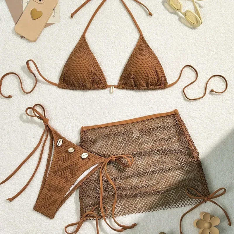 New Sexy Bikinis Female Swimsuits Women Three-Piece Swimwear Beach Swimming Wear Bathing Suits Brazilian Bikini Set Pool Bather
New Sexy Bikinis Female Swimsuits Women Three-Piece Swimwear Beach Swimming Wear Bathing Suits Brazilian Bikini Set Pool Bather