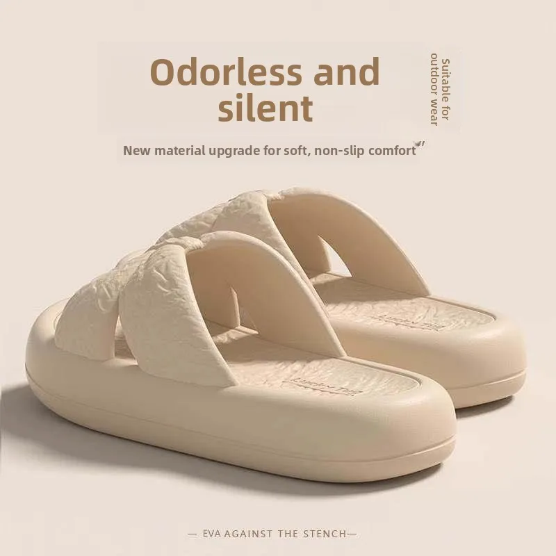 Comfortable Thick Bottom Indoor Slippers Soft Bottom Easy to Wear for Women Home Use Summer New Style Luxury Hair EVA M...
Comfortable Thick Bottom Indoor Slippers Soft Bottom Easy to Wear for Women Home Use Summer New Style Luxury Hair EVA M...