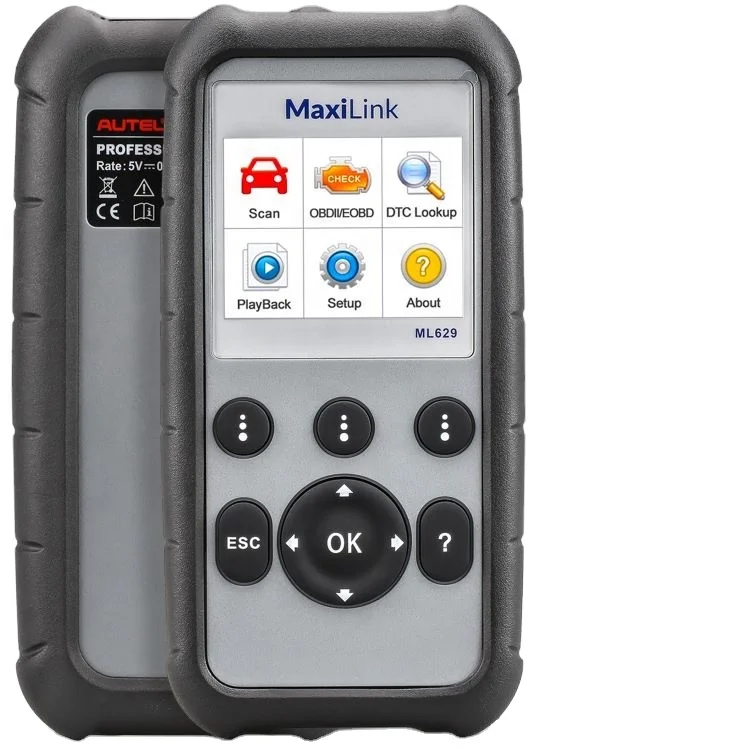 ML629 Автомобильный сканер Диагностический инструмент Обновление считывателя кодов OBD2 ML619 AL619 Автоматические диагностические инструменты
ML629 Автомобильный сканер Диагностический инструмент Обновление считывателя кодов OBD2 ML619 AL619 Автоматические диагностические инструменты