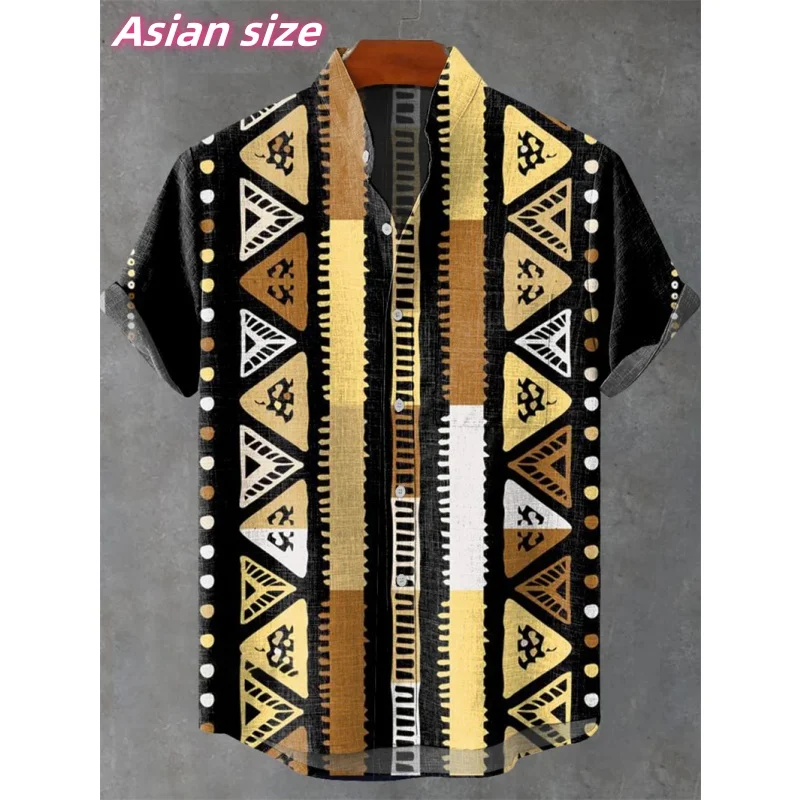 Vintage Flower Sun Graphic Hawaiian Shirt For Men Ethnic Stripe 3D Printed Short Sleeve Summer Loose Aloha Shirts Lapel Blouse
Vintage Flower Sun Graphic Hawaiian Shirt For Men Ethnic Stripe 3D Printed Short Sleeve Summer Loose Aloha Shirts Lapel Blouse
