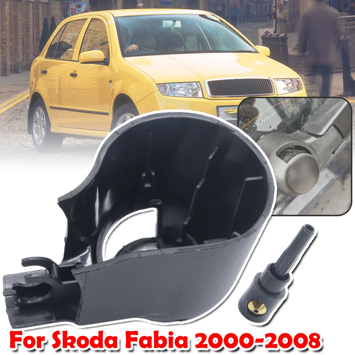 For Skoda Fabia Car Rear Windshield Window Wiper Arm Rocker Bolt Cover Cap Washer Jet Nozzle Accessories 2000 2001 2002 - 2008
For Skoda Fabia Car Rear Windshield Window Wiper Arm Rocker Bolt Cover Cap Washer Jet Nozzle Accessories 2000 2001 2002 - 2008