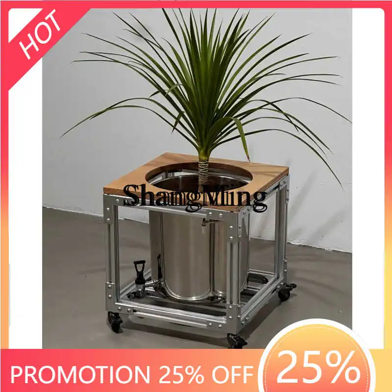 FG flower tray cart flower stand household creative aluminum profile flower stand movable green plants
FG flower tray cart flower stand household creative aluminum profile flower stand movable green plants