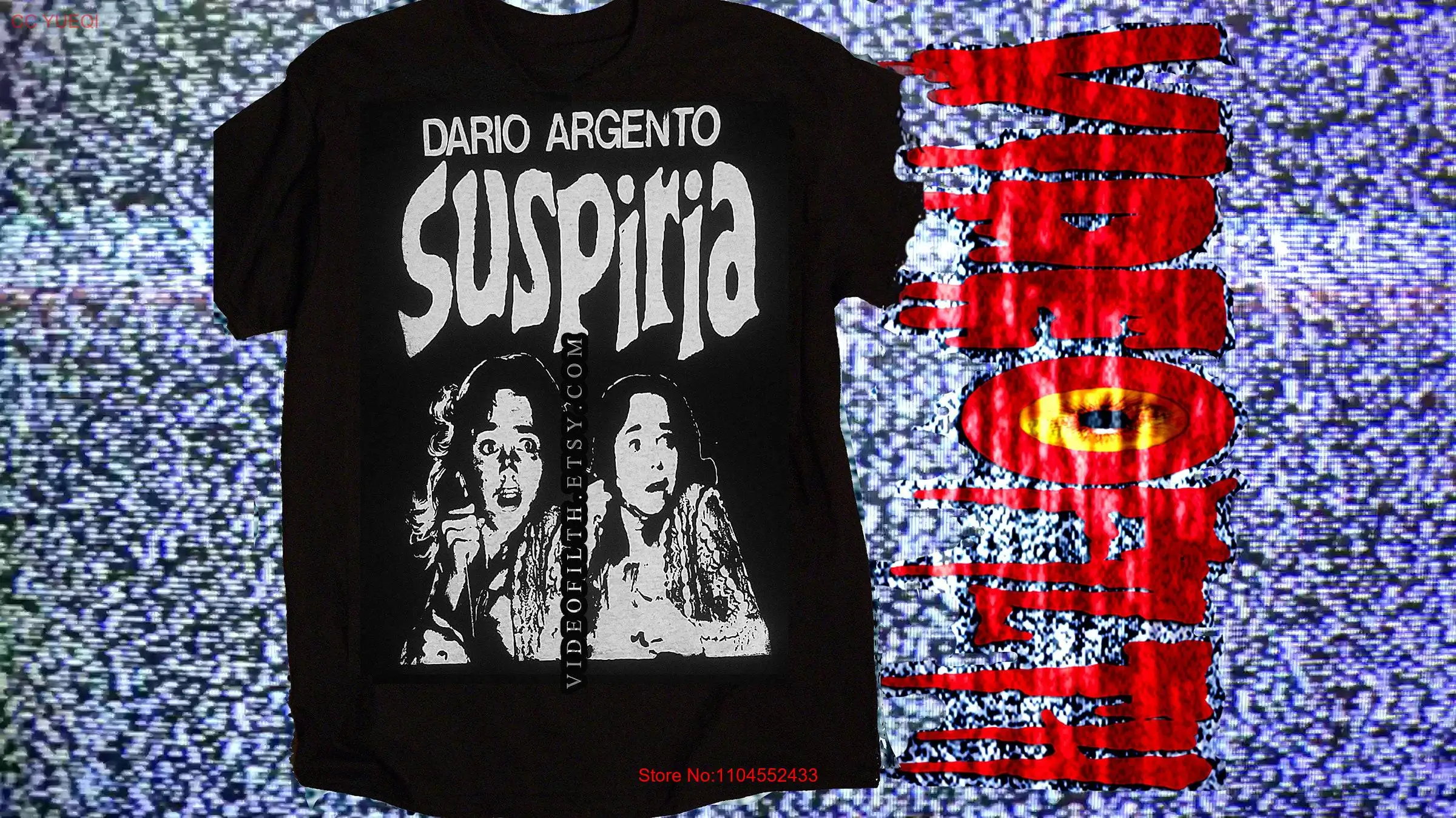 Dario Argento Suspiria Хлопковая футболка с токарным принтом и предварительной усадкой, шелкография, длинные или короткие рукава
Dario Argento Suspiria Хлопковая футболка с токарным принтом и предварительной усадкой, шелкография, длинные или короткие рукава