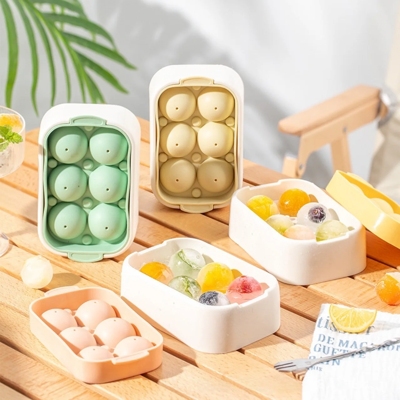 Home Use Silicone Ice Cube Tray Press Type for Making Ice Cream And Ice Balls Kitchen Cooking Utensils Ice Mold by Di Huan Tan
Home Use Silicone Ice Cube Tray Press Type for Making Ice Cream And Ice Balls Kitchen Cooking Utensils Ice Mold by Di Huan Tan