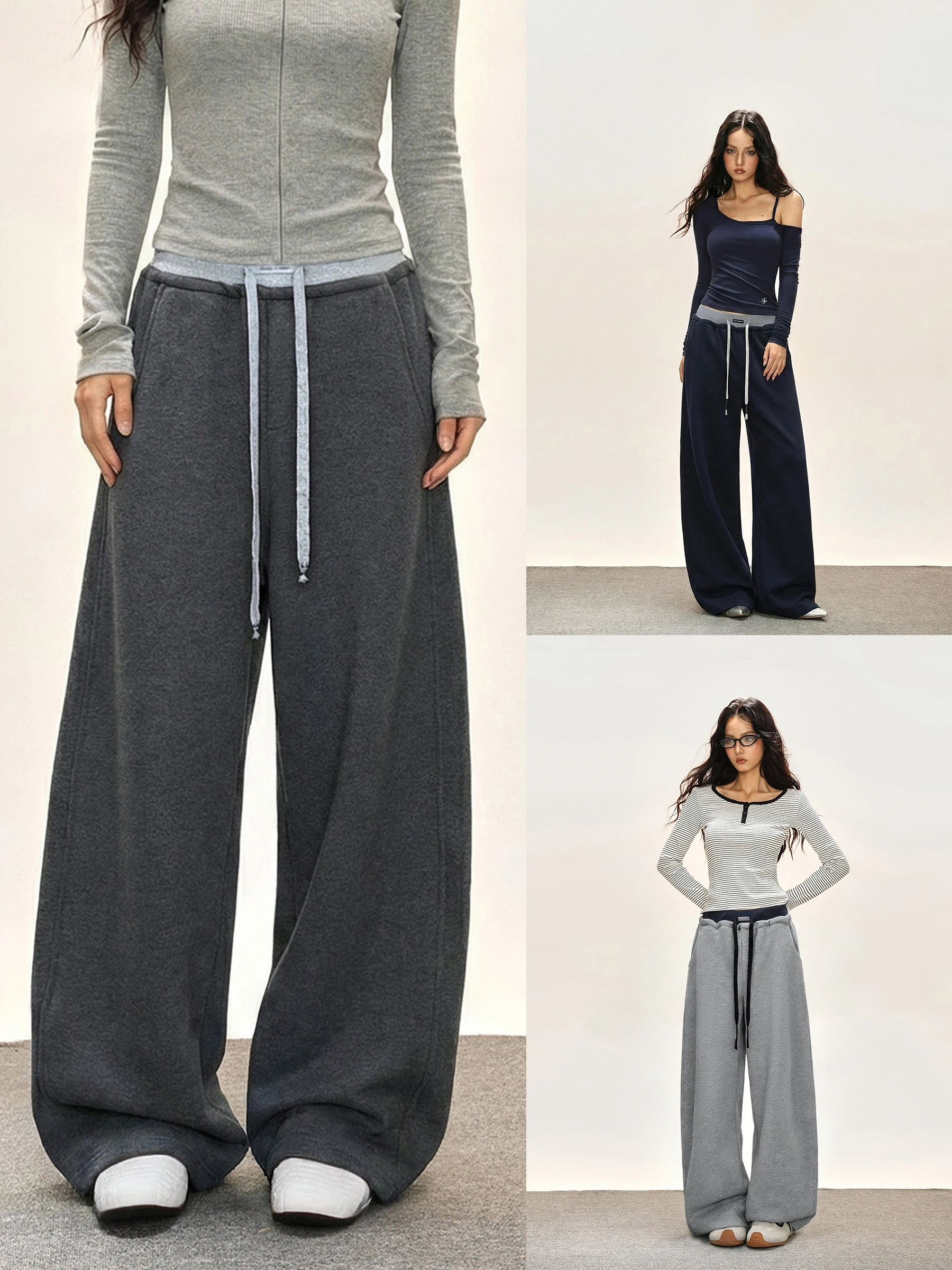 High Waist Wide Leg Pants Women's Summer American Hot Girl Draping Slimming Hip Covering Loose Straight Cut Trousers
High Waist Wide Leg Pants Women's Summer American Hot Girl Draping Slimming Hip Covering Loose Straight Cut Trousers