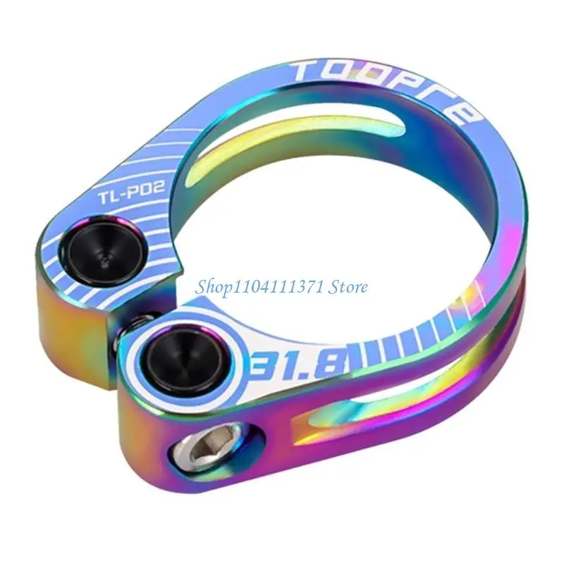 P9FC SeatPost Pipe Clamps Aluminum Alloys Quickly Release Cycling Accessories 31.8mm 34.90mm Mountain Bicycles SeatPost Clamps
P9FC SeatPost Pipe Clamps Aluminum Alloys Quickly Release Cycling Accessories 31.8mm 34.90mm Mountain Bicycles SeatPost Clamps