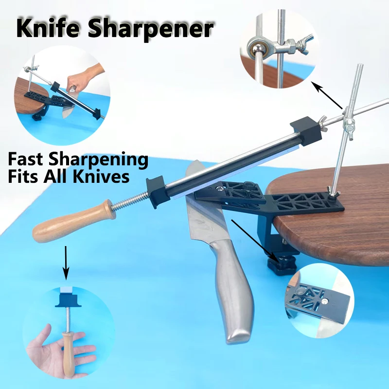 Home Kitchen Fixed Angle Knife Sharpener Professional Diamond Sharpening Stone Efficient Chef Knives Grinding Polishing Tool
Home Kitchen Fixed Angle Knife Sharpener Professional Diamond Sharpening Stone Efficient Chef Knives Grinding Polishing Tool