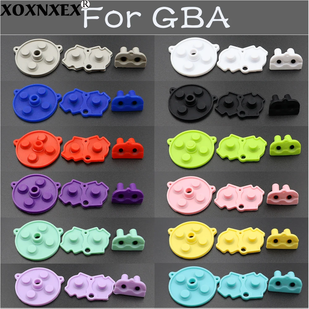 1-10Set Colorful Rubber Conductive Buttons A-B D-pad For Game Boy GBA Game Console Silicone Conductive Start Select Keypad
1-10Set Colorful Rubber Conductive Buttons A-B D-pad For Game Boy GBA Game Console Silicone Conductive Start Select Keypad