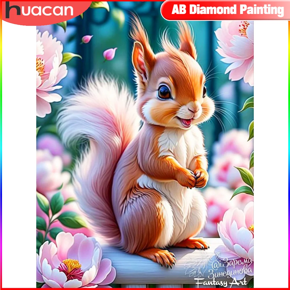 HUACAN Squirrel Diamond Painting Animal Full Square Round embroidery Flower Handmade Gift Home Decoration
HUACAN Squirrel Diamond Painting Animal Full Square Round embroidery Flower Handmade Gift Home Decoration