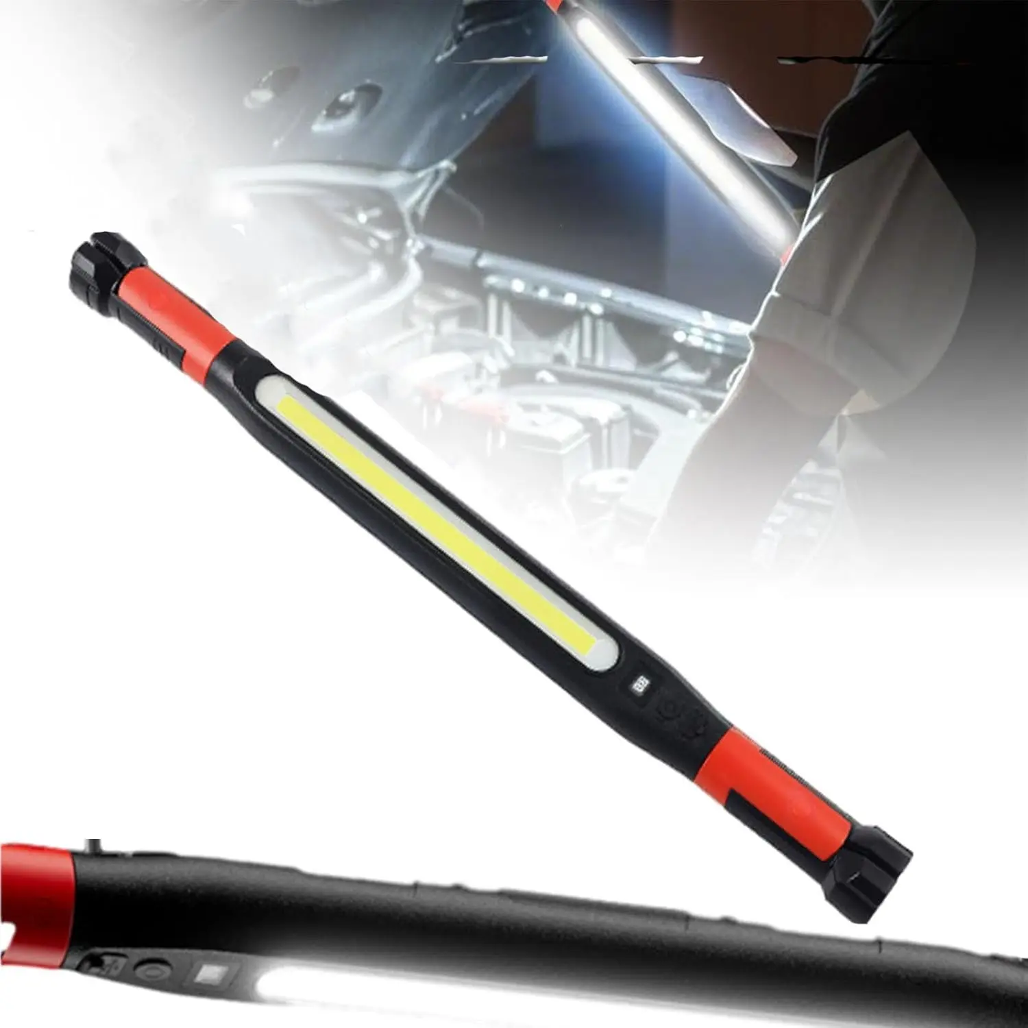 Портативный светодиодный рабочий фонарь с перезаряжаемым 2-магнитным основанием на 360 градусов ° Вращающийся крючок-зажим для мастерской, гаража, автомобильной работой площадки
Портативный светодиодный рабочий фонарь с перезаряжаемым 2-магнитным основанием на 360 градусов ° Вращающийся крючок-зажим для мастерской, гаража, автомобильной работой площадки