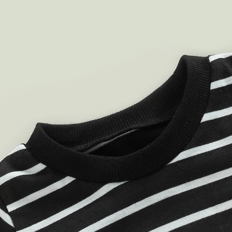 Kid Girl Boy Pants Suit Short Sleeve Round Neck Striped Tops Drawstring Side Pockets Pants
Kid Girl Boy Pants Suit Short Sleeve Round Neck Striped Tops Drawstring Side Pockets Pants