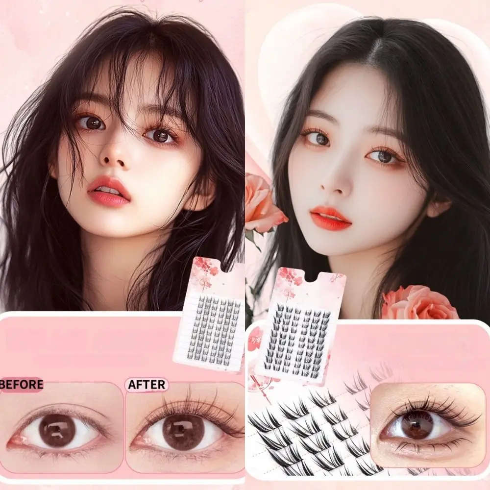 Fashion Curled Cluster False Lashes Soft DIY Makeup Individual Fake Eyelashes Long Lasting Sweet Extension Fake Lash Beginner
Fashion Curled Cluster False Lashes Soft DIY Makeup Individual Fake Eyelashes Long Lasting Sweet Extension Fake Lash Beginner