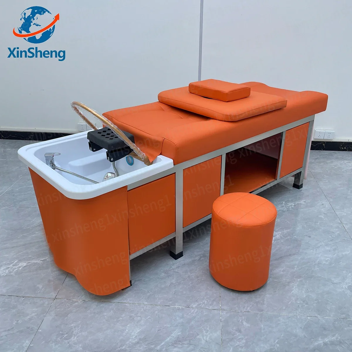 XinSheng Hair Wash & Head SPA Fumigation Shampoo Bed Beauty Salon Massage Table Massage Beds Barber Shop Commercial Furniture
XinSheng Hair Wash & Head SPA Fumigation Shampoo Bed Beauty Salon Massage Table Massage Beds Barber Shop Commercial Furniture