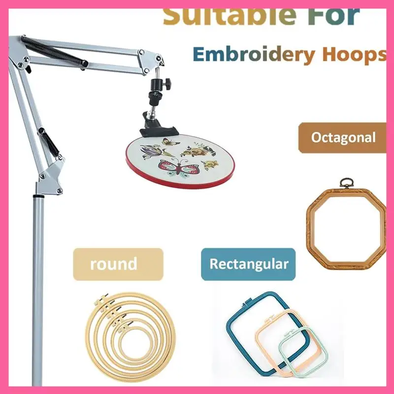 Embroidery Hoop Holder Lap Stand- Cross Stitch Holder Stand Metal Embroidery Holder Stand Adjust For Embroidery Hoops Durable B
Embroidery Hoop Holder Lap Stand- Cross Stitch Holder Stand Metal Embroidery Holder Stand Adjust For Embroidery Hoops Durable B