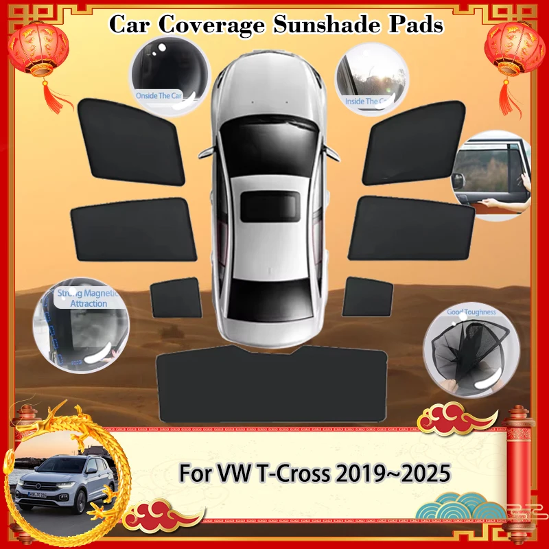 Для Volkswagen VW T-Cross C11 Taigun 2019 ~ 2025 2020 2021 солнцезащитный козырек магнитный солнцезащитный козырек блокирующий занавес конфиденциальность затенение авто
Для Volkswagen VW T-Cross C11 Taigun 2019 ~ 2025 2020 2021 солнцезащитный козырек магнитный солнцезащитный козырек блокирующий занавес конфиденциальность затенение авто