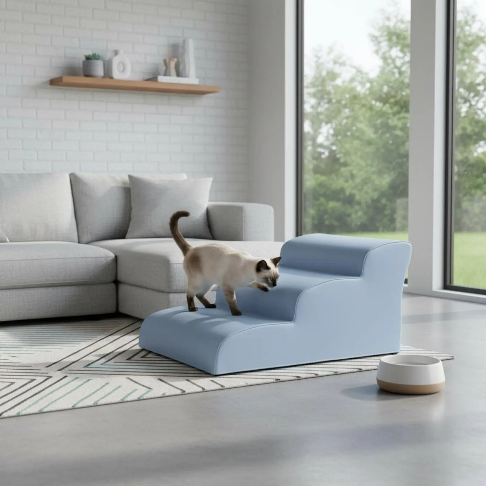 Waterproof Leather Pet Steps Water-Resistant Cover Non-Slip Dog Stairs Soft Pet Steps Easy to Clean Sturdy Bearing for Felines
Waterproof Leather Pet Steps Water-Resistant Cover Non-Slip Dog Stairs Soft Pet Steps Easy to Clean Sturdy Bearing for Felines