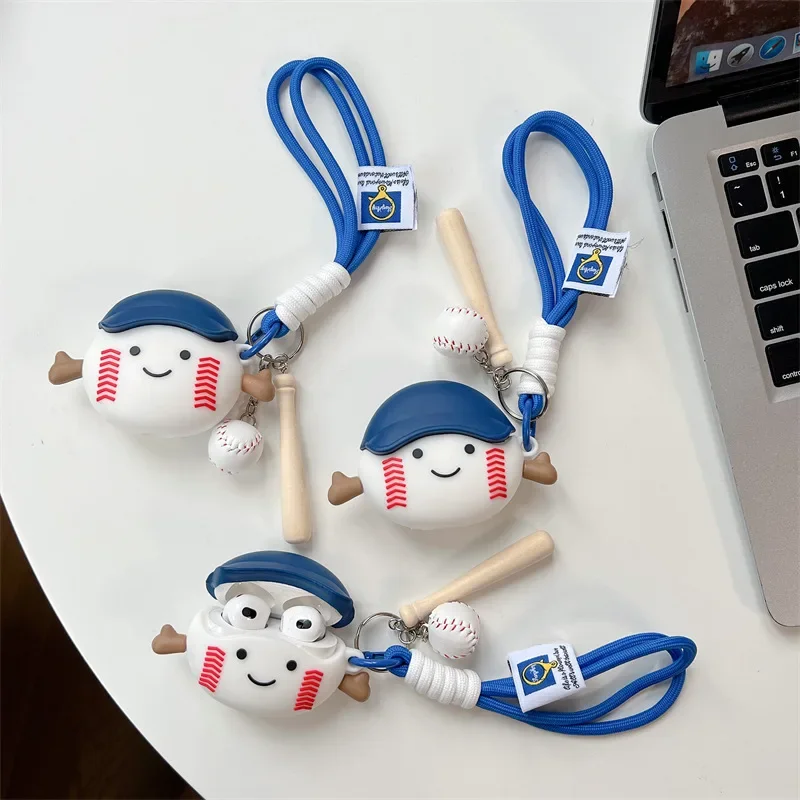 Baseball Cartoon Case for AirPods 4 Airpod 1 2 3 Pro Pro2 Bluetooth Earbuds Charging Box Protective Earphone Case Cover
Baseball Cartoon Case for AirPods 4 Airpod 1 2 3 Pro Pro2 Bluetooth Earbuds Charging Box Protective Earphone Case Cover