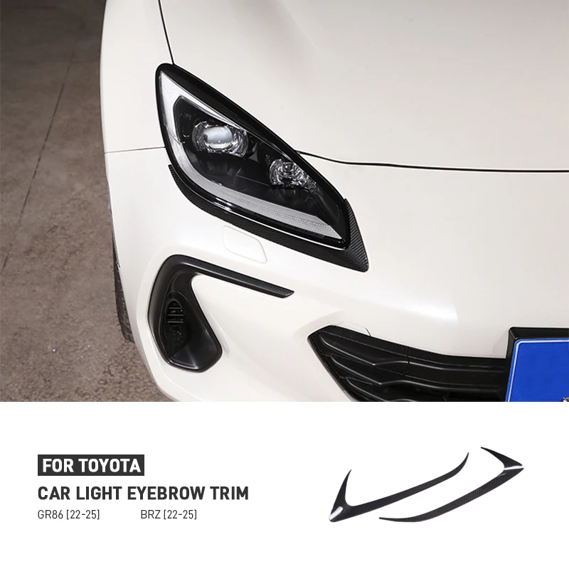 For Toyota 86 GR86 For Subaru BRZ 2022-2025 Rael Carbon Fiber Car Headlight Eyelid Eyebrow Trim Decoration Sticker Accessories
For Toyota 86 GR86 For Subaru BRZ 2022-2025 Rael Carbon Fiber Car Headlight Eyelid Eyebrow Trim Decoration Sticker Accessories