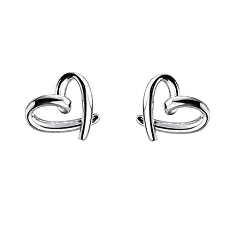 Minimalist Heart Sterling Silver Earrings for Women Girls Teens Charm Hollow Love Hearted Stud Tiny Small Cartilage Tragus Post
Minimalist Heart Sterling Silver Earrings for Women Girls Teens Charm Hollow Love Hearted Stud Tiny Small Cartilage Tragus Post