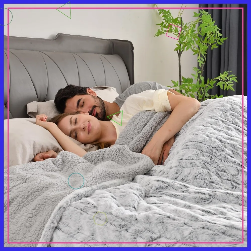 Electric Blanket Full Size 77x84, 10 Heat Settings, Auto Shut-Off 1-12 Hours, Dual-Sided Faux Fur & Sherpa, Machine Washable
Electric Blanket Full Size 77x84, 10 Heat Settings, Auto Shut-Off 1-12 Hours, Dual-Sided Faux Fur & Sherpa, Machine Washable