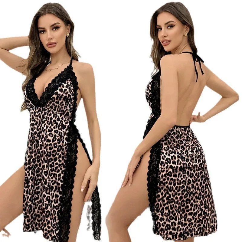 Women Nightgown Set With Thong Panties Lace Transparent Sexy Sleepwear V-neck Backless Hot Night Dress Lingerie
Women Nightgown Set With Thong Panties Lace Transparent Sexy Sleepwear V-neck Backless Hot Night Dress Lingerie