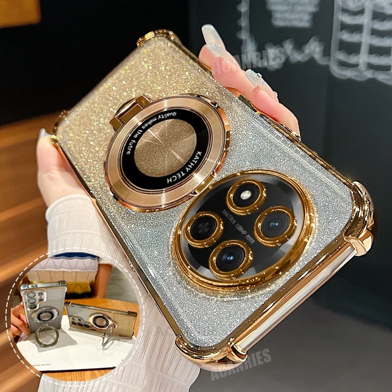 Magic 7lite Luxury Glitter Plating Holder Case For Huawei Honor Magic 7 Magic7 Lite X9c Airbag Shockproof Silicone Stand Cover
Magic 7lite Luxury Glitter Plating Holder Case For Huawei Honor Magic 7 Magic7 Lite X9c Airbag Shockproof Silicone Stand Cover