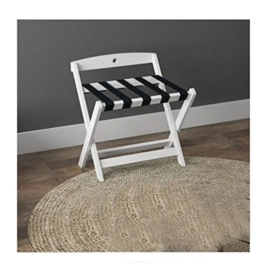 Wooden Folding Backrest Luggage Rack Modern Suitcase Luggage Stand with Nylon Webbing Strap Luggage Stand for Guest Room Hotel
Wooden Folding Backrest Luggage Rack Modern Suitcase Luggage Stand with Nylon Webbing Strap Luggage Stand for Guest Room Hotel