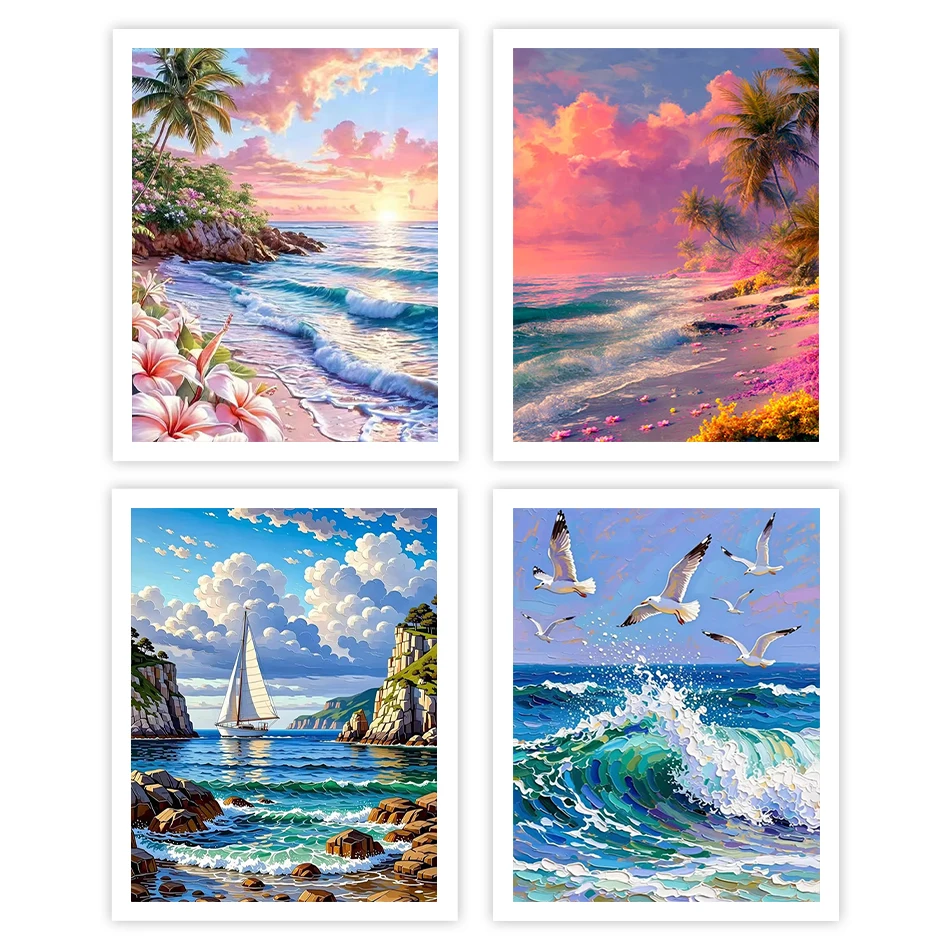 GATYZTORY Diy Oil Painting By Numbers Landscape Color Markers Set Picture Drawing Canvas Art Painting Artwork Wall Decororation
GATYZTORY Diy Oil Painting By Numbers Landscape Color Markers Set Picture Drawing Canvas Art Painting Artwork Wall Decororation