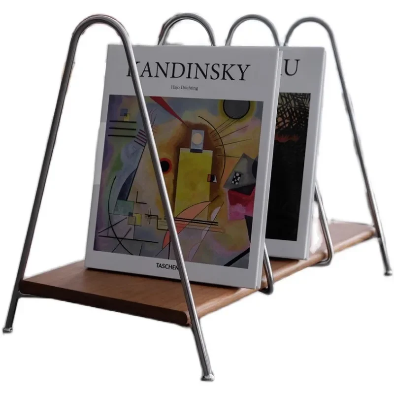 Nordic Solid Wood Bookshelf, Iron Art Bookshelf, Desktop Small Storage Rack, Magazine Rack, Newspaper Rack
Nordic Solid Wood Bookshelf, Iron Art Bookshelf, Desktop Small Storage Rack, Magazine Rack, Newspaper Rack