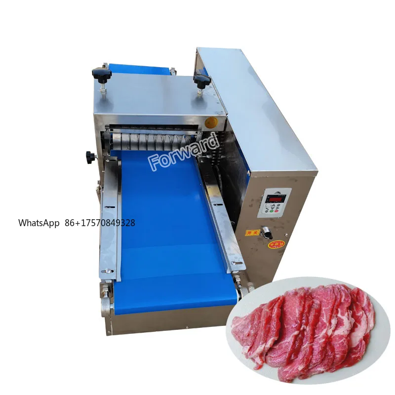 Industrial Fresh Beef Chicken Mutton Meat Slicer Cutting Machine Horizontal Fresh Meat Slicer Machine for 5mm-40mm Thickness
Industrial Fresh Beef Chicken Mutton Meat Slicer Cutting Machine Horizontal Fresh Meat Slicer Machine for 5mm-40mm Thickness