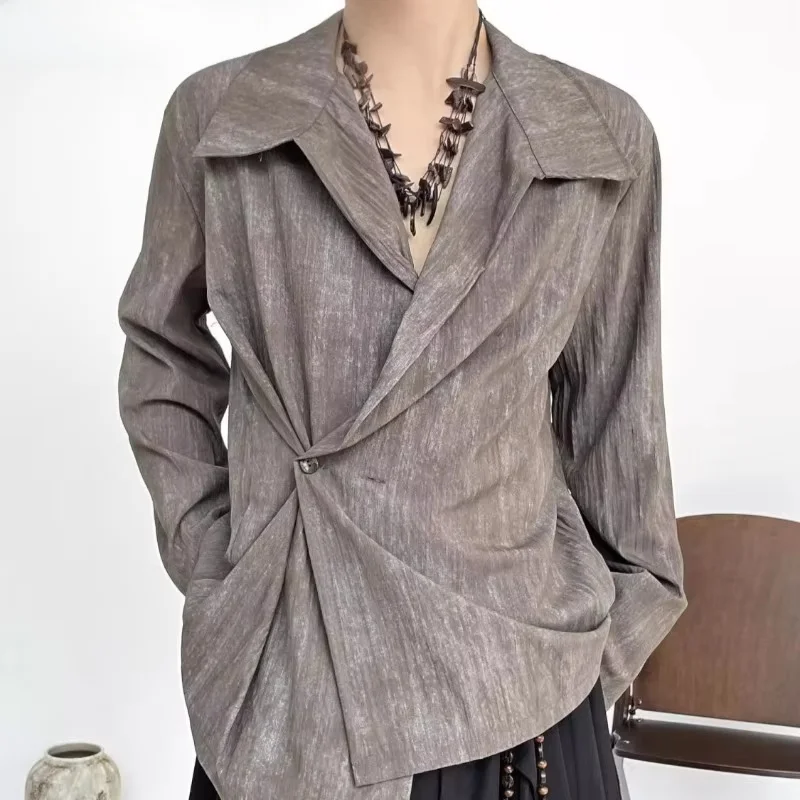 Y2k Harajuku Blouses Solid Irreular Swing Collar Japanese Style Women Shirts Vintage Spring Autumn Loose Blusas Mujer
Y2k Harajuku Blouses Solid Irreular Swing Collar Japanese Style Women Shirts Vintage Spring Autumn Loose Blusas Mujer