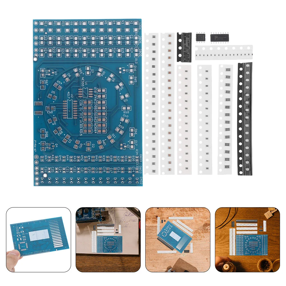 2 Sets Welding Practice Kit Light Cube Soldering Electronic Component DIY Kits Patch for Beginners Pcb Board Teaching
2 Sets Welding Practice Kit Light Cube Soldering Electronic Component DIY Kits Patch for Beginners Pcb Board Teaching