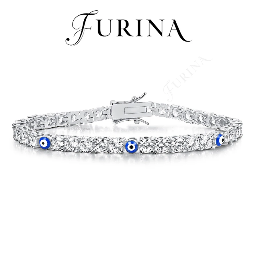 Furina 18K Plated Evil Eye Bracelet 5A Zircon Luxury Jewelry Good Luck For Mom Lover Girlfriend Christmas Birthday Festival Gift
Furina 18K Plated Evil Eye Bracelet 5A Zircon Luxury Jewelry Good Luck For Mom Lover Girlfriend Christmas Birthday Festival Gift