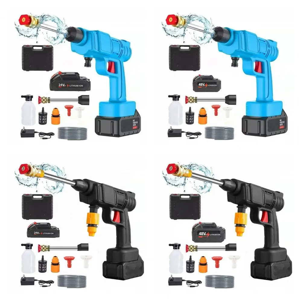 Portable Cordless Pressure Washer 21V Electric Power Cleaner for Car Garden Patio Adjustable Nozzle SelfPriming Hose Lightweight
Portable Cordless Pressure Washer 21V Electric Power Cleaner for Car Garden Patio Adjustable Nozzle SelfPriming Hose Lightweight