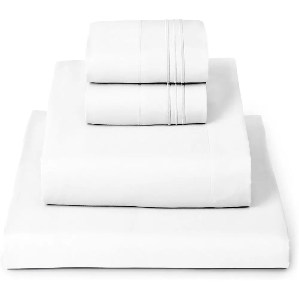 King Sheets Set - 4 PC Collection Bedding - Hotel Luxury, Extra Sot, Cooling Bed Sheets - Wrinkle, ade, Stain Resistant (King, W
King Sheets Set - 4 PC Collection Bedding - Hotel Luxury, Extra Sot, Cooling Bed Sheets - Wrinkle, ade, Stain Resistant (King, W