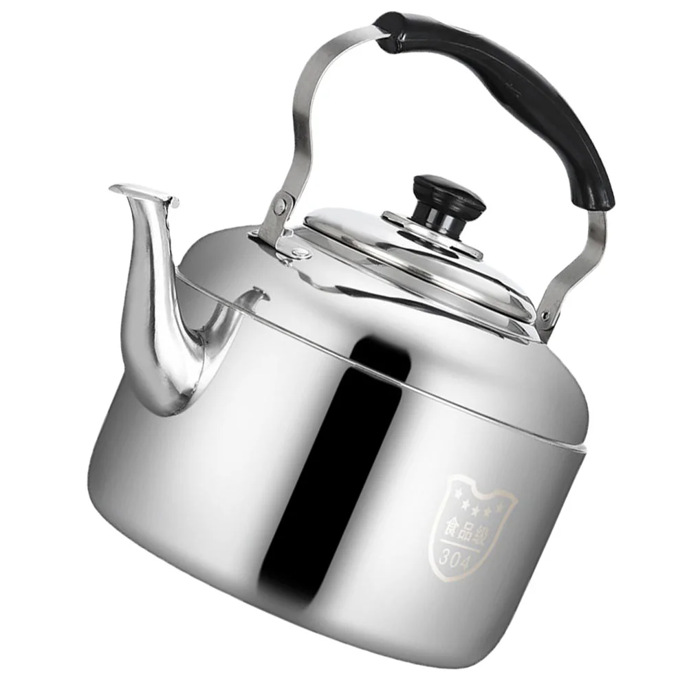 304 Stainless Steel Kettle Stovetop Tea Large Capacity Water Whistling Household Teakettle Teapot Kitchen Boiler Boiling
304 Stainless Steel Kettle Stovetop Tea Large Capacity Water Whistling Household Teakettle Teapot Kitchen Boiler Boiling