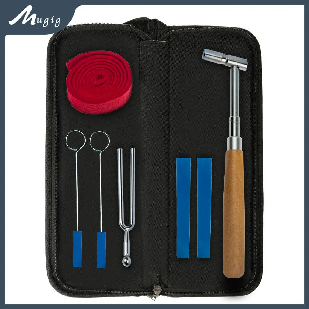 Mugig 6pcs Piano Tuning Set W/Tuning Hammer + 4pcs Muting Tool Piano Tuning Tool Kit Piano Tools
Mugig 6pcs Piano Tuning Set W/Tuning Hammer + 4pcs Muting Tool Piano Tuning Tool Kit Piano Tools
