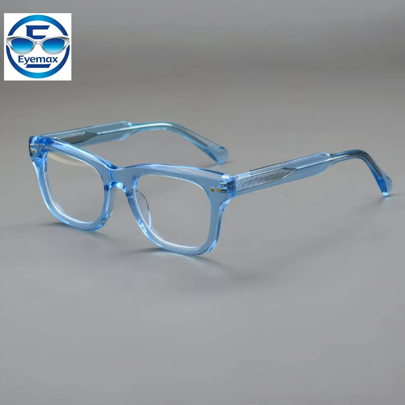 Retro Thick Frame Transparent Blue Acetate Glasses Frame Women Men Vintage Square Optical Eyeglasses Myopia Prescription Eyewear
Retro Thick Frame Transparent Blue Acetate Glasses Frame Women Men Vintage Square Optical Eyeglasses Myopia Prescription Eyewear